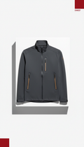 Structured Technical Jacket with Hidden Zip
