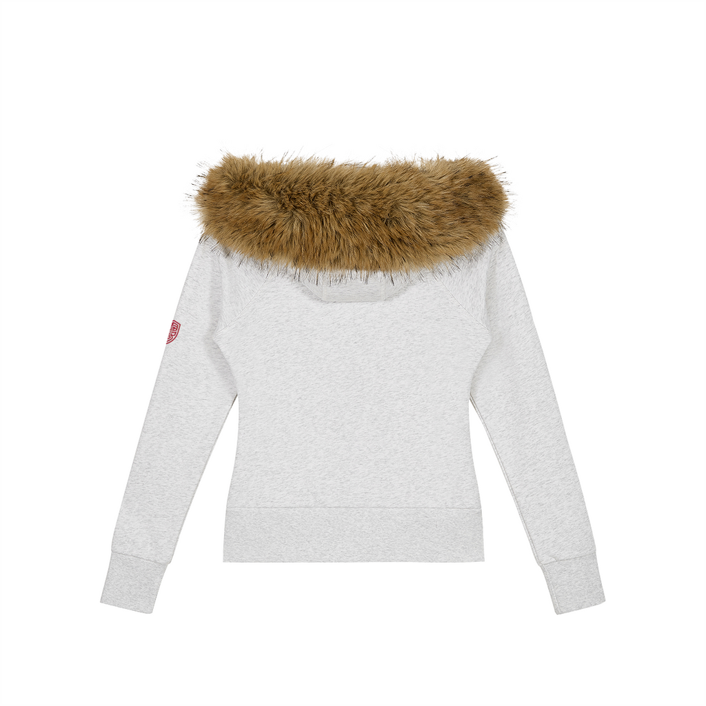 VOID Arctic Fur Hoodie — Back view