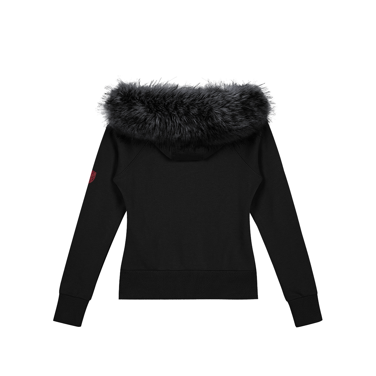 VOID Arctic Fur Hoodie — Back view