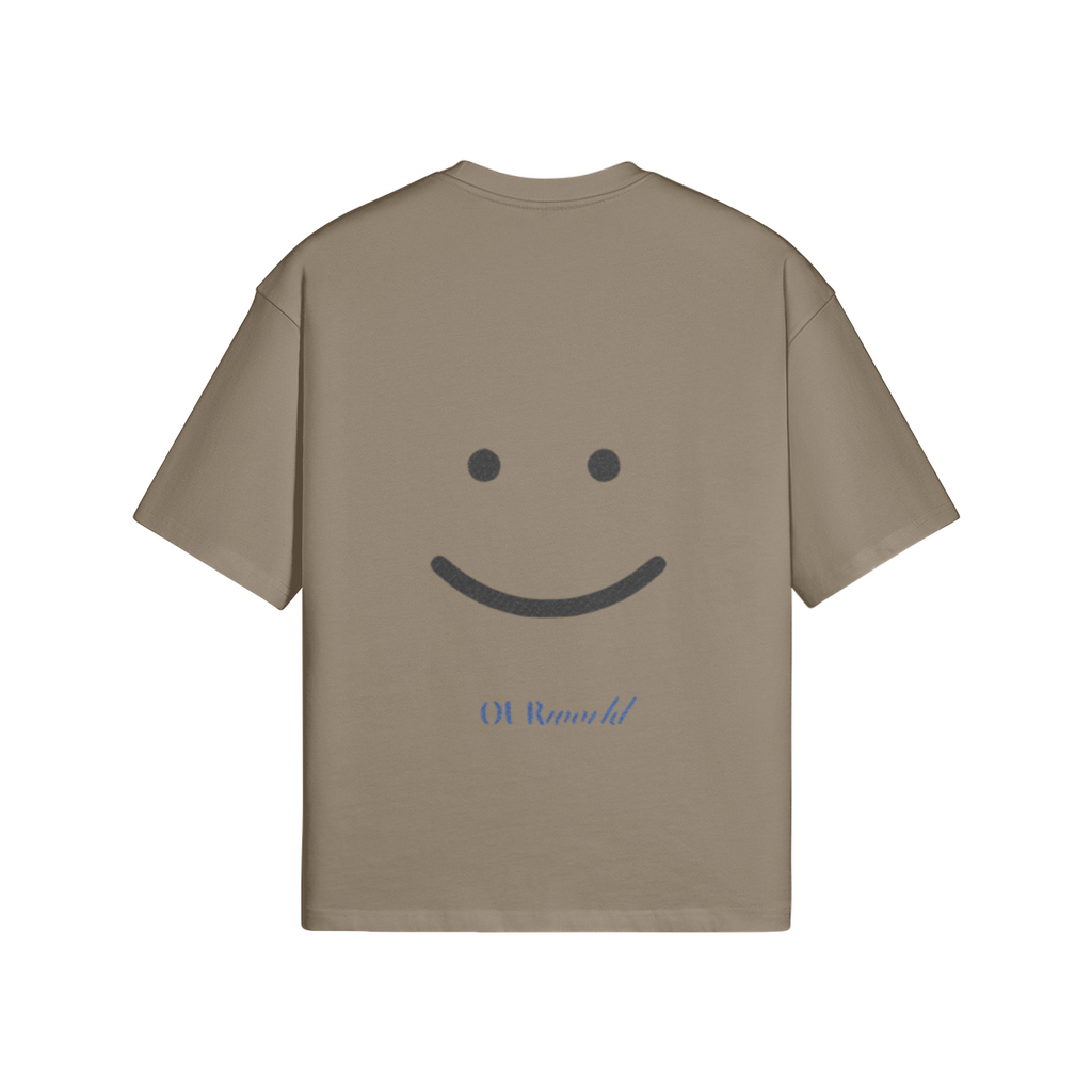 VOID REWORLD Tee — back view, grey