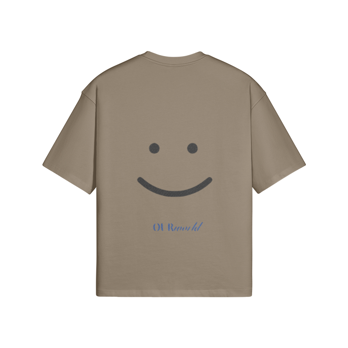 VOID REWORLD Tee — back view, grey