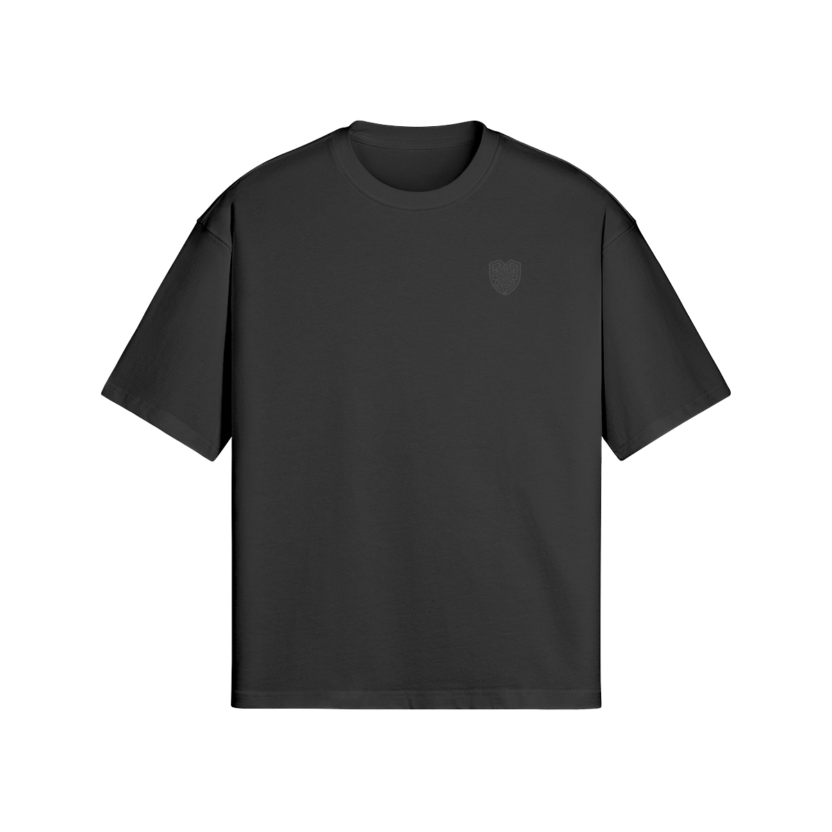 VOID REWORLD Tee — front view, black