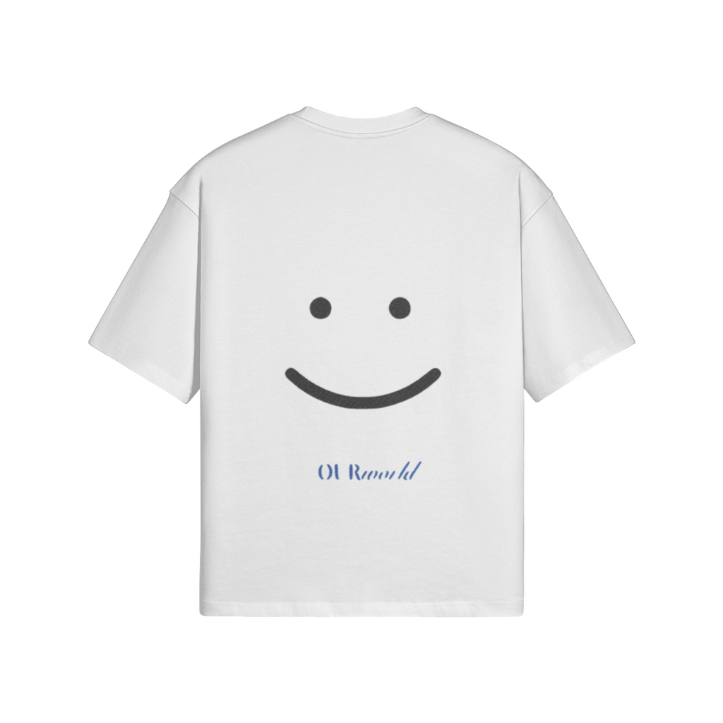 VOID REWORLD Tee — back view, white